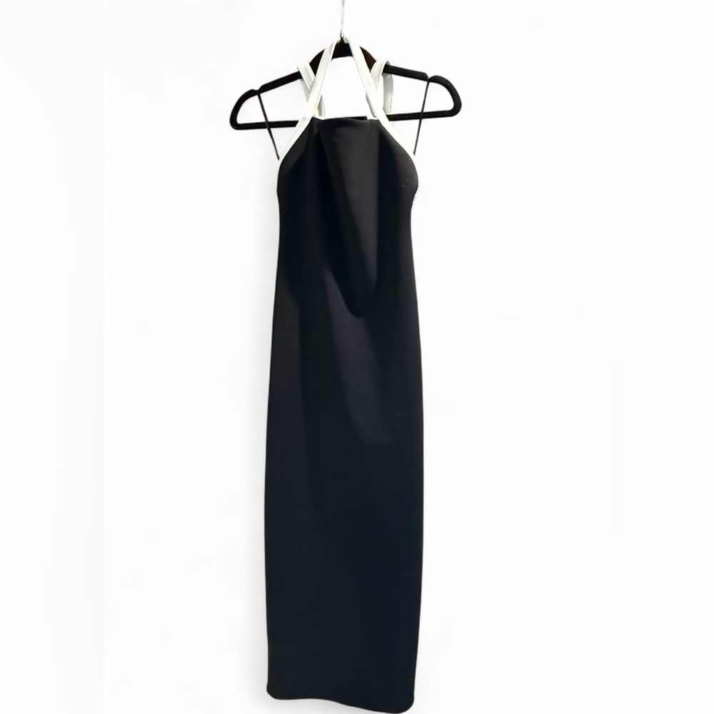 NWT Zara Black Halter Slip Dress